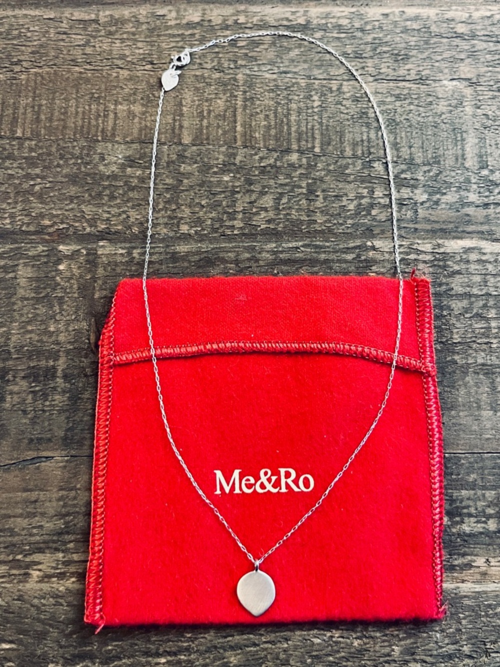 Me & Ro Small Lotus Petal Pendant Necklace